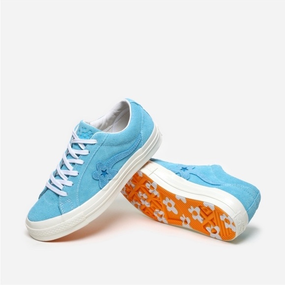 Tyler the Creator x Converse Bachelor Blue Golf le Fleur Sneakers 8 - Picture 1 of 4